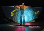 a tall actor with a butterfly-like wingspan