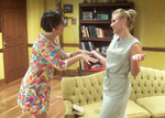 two actors talking enthusiastically