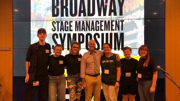Students at the Broadway Stage Management Symposium